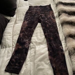 Lululemon align pant Tye dye size 4